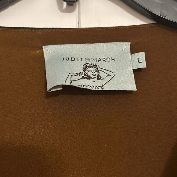 Judith March Dress With Beaded Cuffs Size Large - Picture 2 of 5